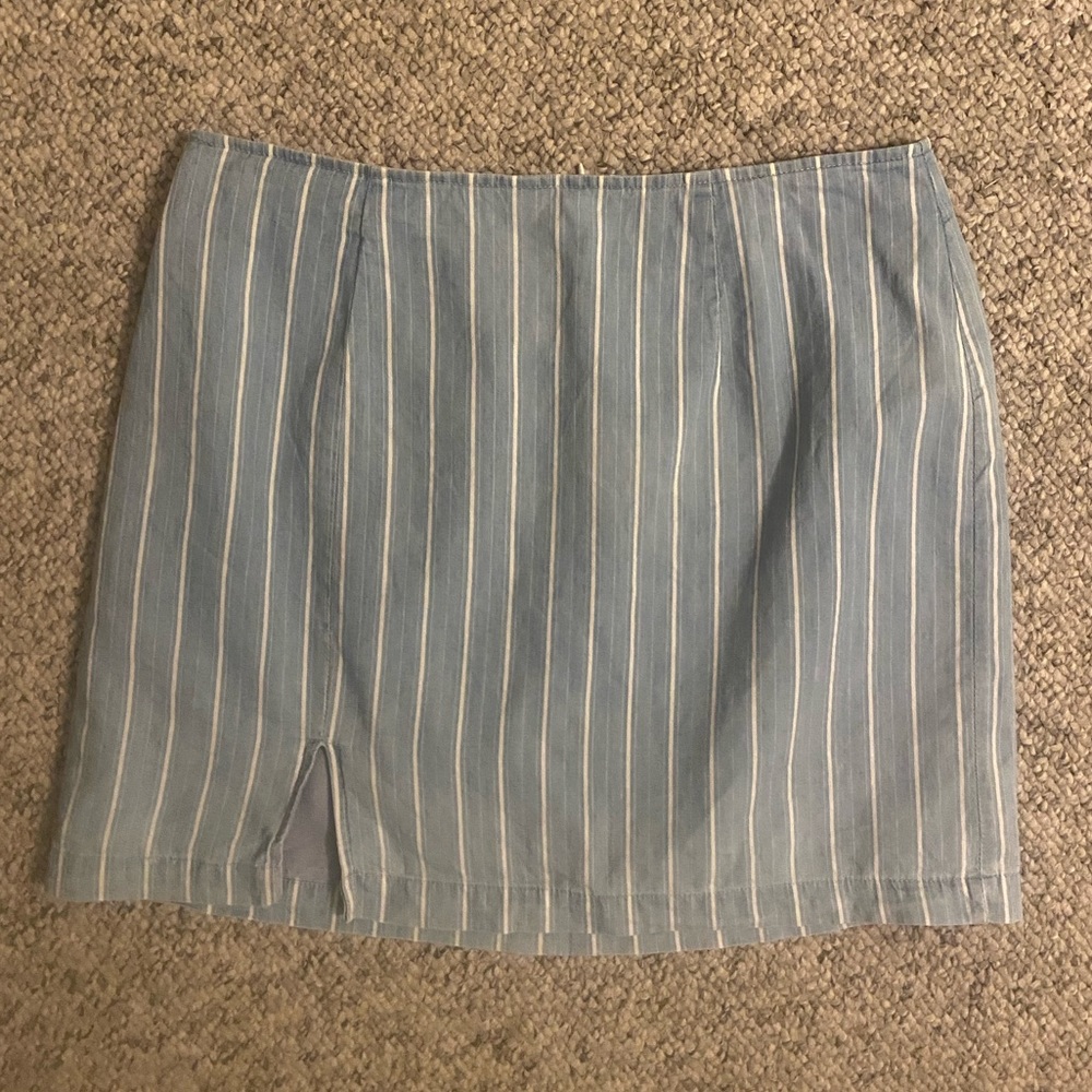 Striped Mini Skirt
